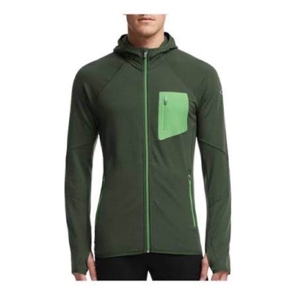 Icebreaker Dark Green Performance Jacket